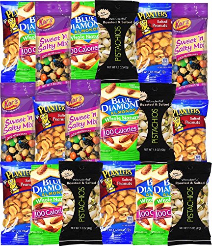 Halloween Healthy Snacks Care Package Snack Box Grab And Go Variety Pack (20 Count) - College Students Final Exam Office Spring