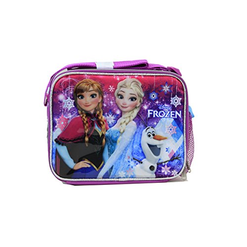 Book Cover Disney Frozen Anna Elsa Girls School Lunch Box Licensed New Size 9