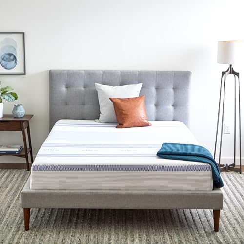 Vibe 12-Inch Gel Memory Foam Mattress - Cooling Gel - Pressure-Relieving Support - Medium-Firm Feel - CertiPUR-US Certified - Bed-in-a-Box - California King Size