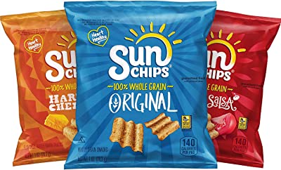 Book Cover Sunchips Multigrain Chips Variety Pack of 40