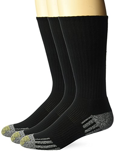 GOLDTOE Men's Outlast Crew Socks, 3-Pairs