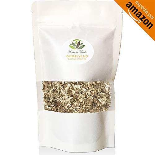 Tisane Guimauve Naturelle - Racine coupée - Infusion Détox Digestive Soulage la Toux.- 70g