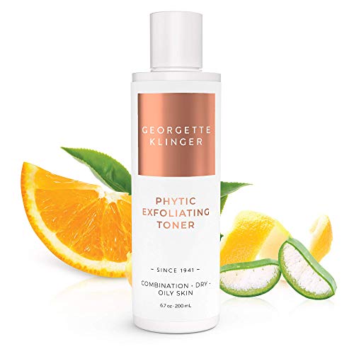 Georgette Klinger Phytic Exfoliating Face Toner - Alcohol Free Facial Astringent to Help diminish The Appearance of Dark Spots, Fine Lines & Wrinkles
