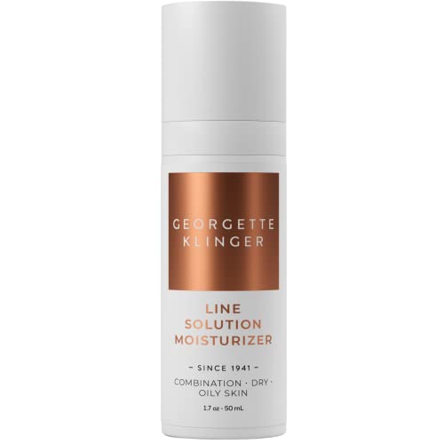 Georgette Klinger Line Solution Moisturizer - Protein Packed Anti-Aging Face Cream with Watermelon & Apple - Reduce the Appearance of Wrinkles, Enhance Firmness, and Preserve Hydration - 1.7 oz
