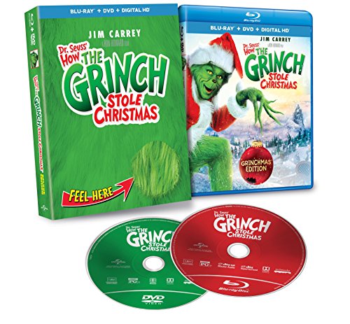 Book Cover Dr. Seuss' How The Grinch Stole Christmas [Blu-ray]