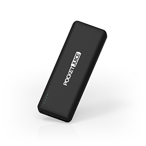 Tzumi PocketJuice - Mini Portable Smartphone and Tablet Battery Pack Charger- 20,100 mAh LG Cell with High-Speed Dual USB Ports -Works with All iPhone and Android Devices, Includes Micro USB Cable