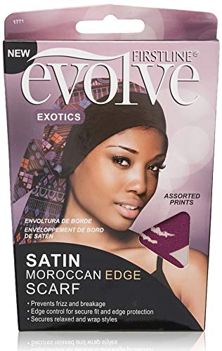 Book Cover FIRSTLINE Evolve Exotics Satin MOROCCAN EDGE Scarf