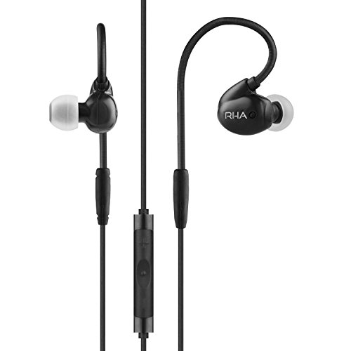 RHA T20i in-Ear Monitors (Gen. 2): HiFi Noise Isolating Stainless Steel in-Ear Headphones with Remote & Mic