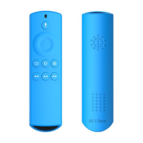 Book Cover ACEIken Case for Alexa Voice Remote for Fire TV and Fire TV Stick - Blue