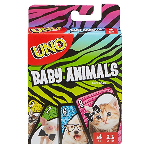 Mattel Games FLK78 UNO Baby Animals Card Game
