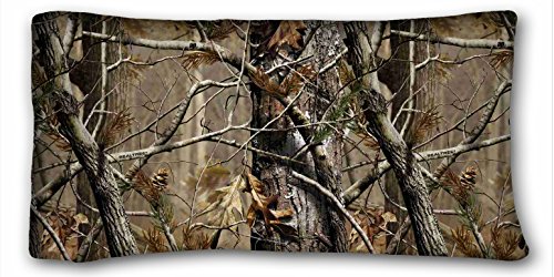 Tarolo Realtree Camo Pillow Cases Covers Standard Size Pillowcase Size 20x36 Inches Two Sided Print