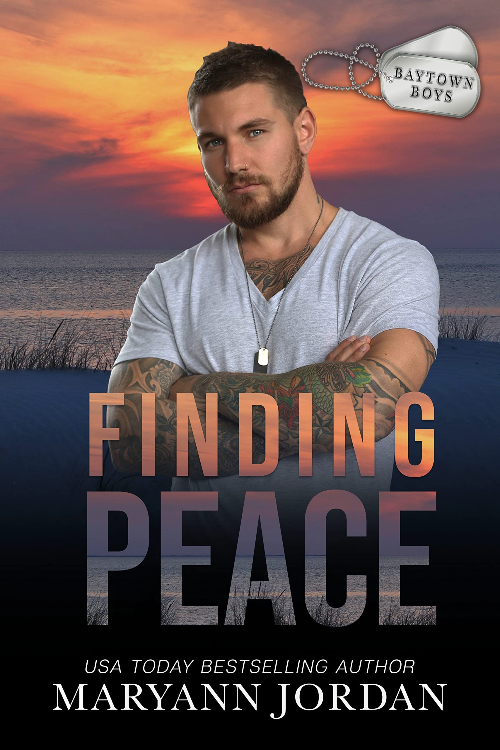 Book Cover Finding Peace (Baytown Boys Book 4)