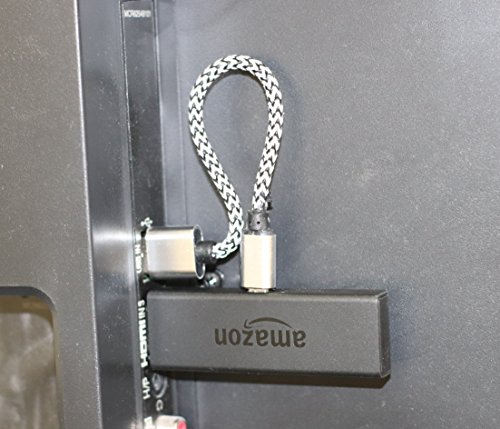 ienza Braided USB Power Cable for Fire TV Stick, Power up your Fire TV Stick Using Your TV's USB, Eliminates the Need for an AC Power Adapter, Clutter-Free Solution