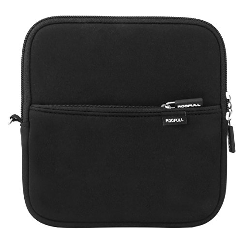 ROOFULL External USB DVD Blu-ray Hard Drive Protective Storage Carrying Sleeve Case Pouch Bag, Compatible for Apple Superdrive, Magic Trackpad, Samsung/ ASUS / Dell / LG External DVD Drive, Black