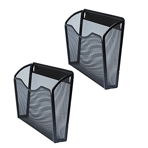 Wall File Folder Set of 2 â€“ Wall Mounted Hanging File Folders â€“ Perfect Organizer for Home or Office
