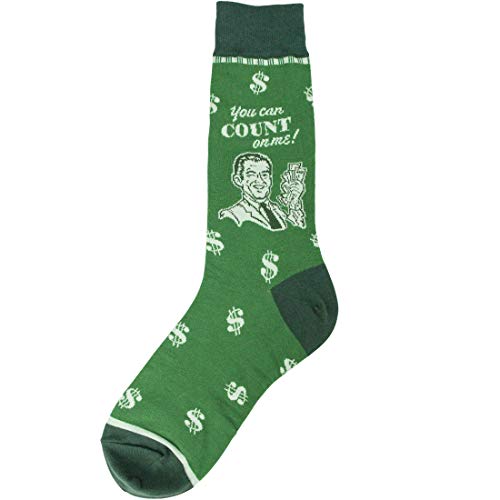 Book Cover Foot Traffic Men's Professional Novelty Socks, Funny Special Interest Socks