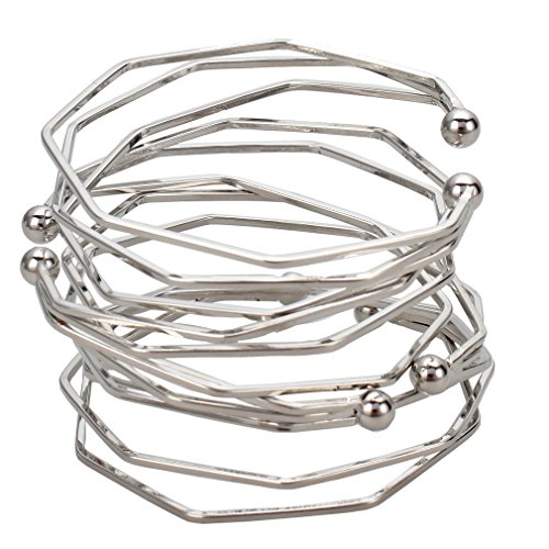 YISSION 4 Pack Fashion Simple Three-Dimensional Irregular Bracelet Bracelets for Women Girl