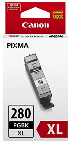 CanonInk PGI-280XL Pigment Black Ink Tank, Compatible to TR8520, TR7520, TS9120, TS8120, and TS6120 Printers - 2021C001