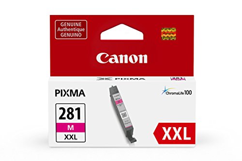 Book Cover Canon CLI-281 XXL Magenta Ink Tank Compatible to TR8520, TR7520, TS9120 Series,TS8120 Series, TS6120 Series, TS9521C, TS9520, TS8220 Series, TS6220 Series