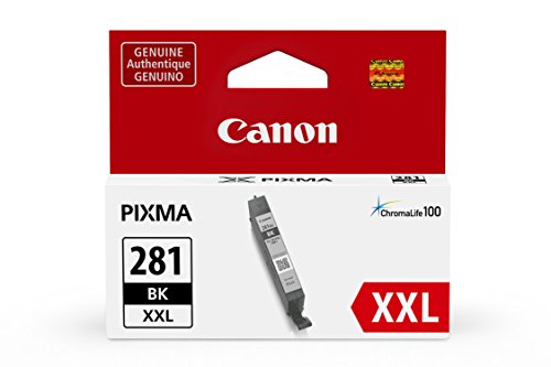 Book Cover Canon Genuine Ink Cartridge CLI-281XXL Black Ink Compatible to TS9120, TS8120, TS6120, TR8520 TR7520, TS8200 Series, TS6220, TS9520,TS9521C, TS702, TS8300 Series, TS6320, TR8600 Series