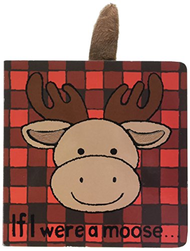 Jellycat Baby Touch and Feel Board Books, If I were a Moose