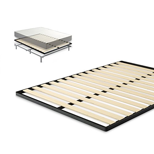 Book Cover Zinus Deepak Easy Assembly Wood Slat 1.6 Inch Bunkie Board / Bed Slat Replacement, King