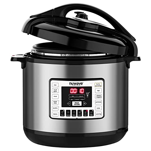 Book Cover Nuwave Nutri-Pot Digital Pressure Cooker 8-quart Featuring 11 One-Touch Presets & Sure-Lock Safety Technology