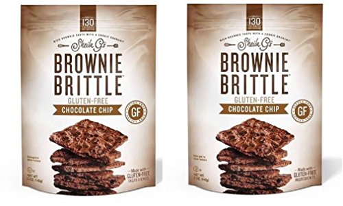 Book Cover Sheila G's Gluten-Free Chocolate Chip Brownie Brittle (2-pack Bundle)