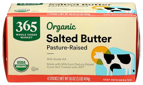 365 by Whole Foods Market, Butter Salted Organic, 16 Ounce