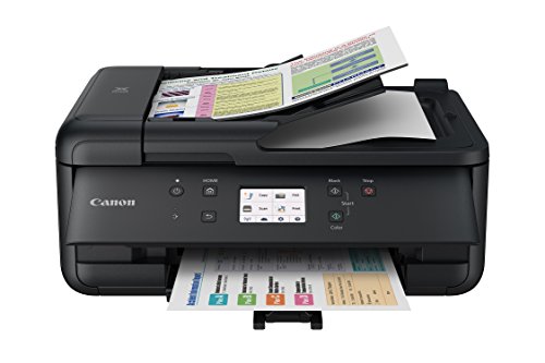 Book Cover Canon PIXMA TR7520 Wireless Home Photo Office All-In-One Printer with Scanner, Copier and Fax: Airprint and Google Cloud Compatible, Black
