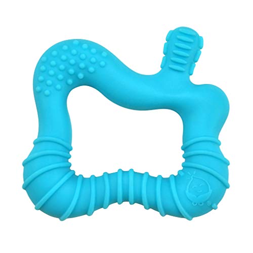 Book Cover green sprouts Molar Teether made from Silicone | Soothes & massages baby's molar gums & teeth | Soft, flexible silicone eases pain, Easy to hold, gum, & chew, Dishwasher safe