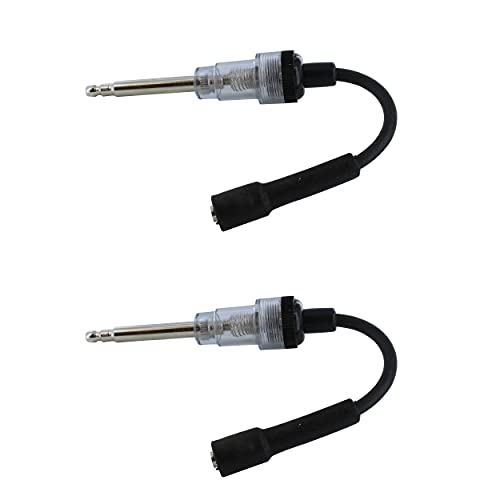 ABN Inline Spark Plug Tester and Coil Tester Tool 2-Pack - Straight Boot Inline Ignition Spark Tester for Car, Motorcycle, Lawnmower, and Small Engine