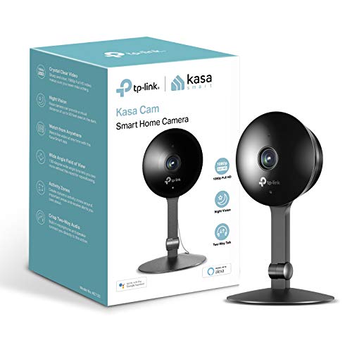 Book Cover Kasa Indoor Camera by TP-Link, 1080p HD Smart Home Security Camera with Night Vision, 2-Way Audio, Motion Detection for Pet Baby Monitor, Works with Alexa & Google Home (KC120)