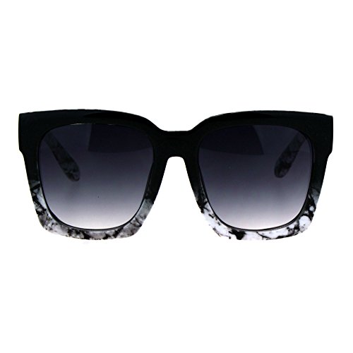 SUPER Oversized Square Sunglasses Womens Modern Hipster Fashion Shades