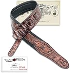 Walker & Williams SF-08 Metallic Bronze Textured Alligator Pattern Strap with Gator Head