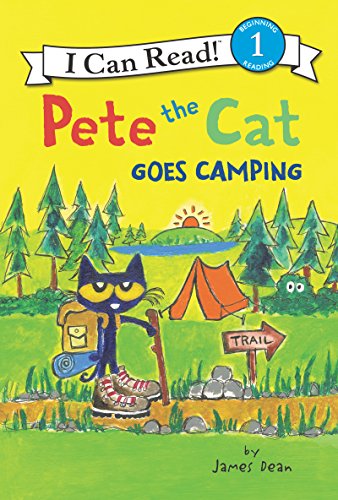 Book Cover Pete the Cat Goes Camping (I Can Read Level 1)