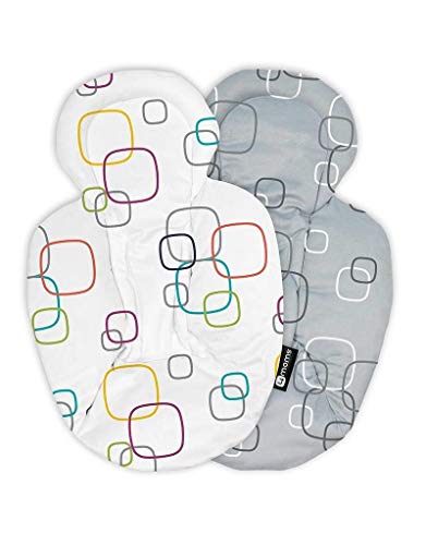Book Cover 4moms rockaRoo and mamaRoo Infant Insert, for Baby, Infant, and Toddler, Machine Washable, Soft, Plush Fabric, Reversible Design