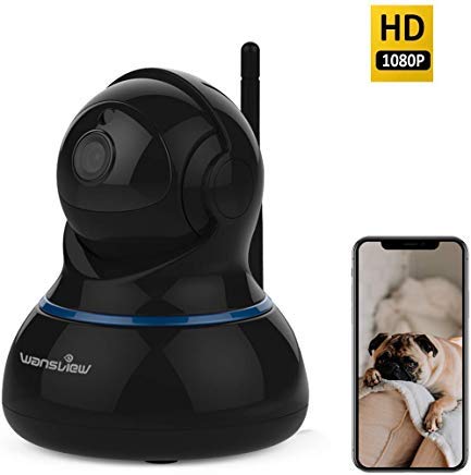 Wansview Wireless 1080P IP Camera, WiFi Home Security Surveillance Camera for Baby /Elder/ Pet/Nanny Monitor, Pan/Tilt, Two-Way Audio & Night Vision Q3-S