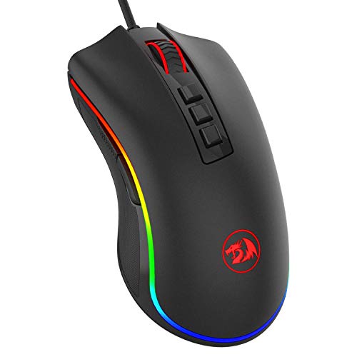 Book Cover Redragon M711 COBRA Gaming Mouse with 16.8 Million Chroma RGB Color Backlit, 10,000 DPI, 7 Programmable Buttons