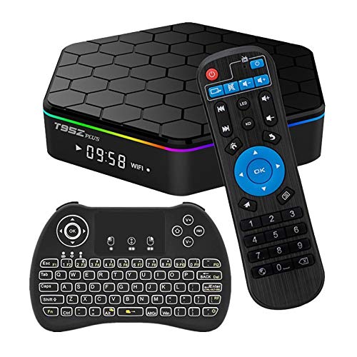 WISEWO Android TV BOX Smart Mini PC Media Box Amlogic S912 Octa Core UHD 4K2K/3D/ 3G/32G Set Top Box Media Player with Wireless Keyboard Backlight
