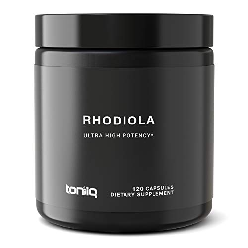 Book Cover Triple-Strength 600mg Rhodiola Rosea - 120 Capsules - 5% Salidroside Concentrated Extract - The Strongest Rhodiola Supplement Available - Optimal Support for Reduced Fatigue and Enhanced Energy