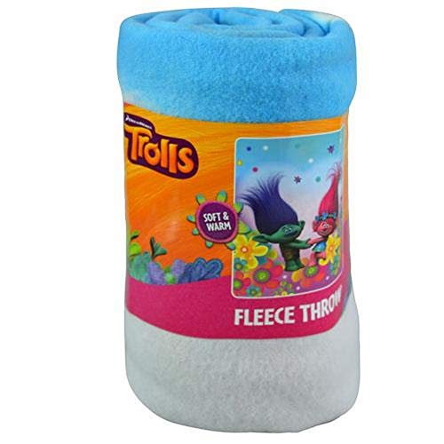 Dreamworks Trolls Fleece Throw Blanket 40" by 50"