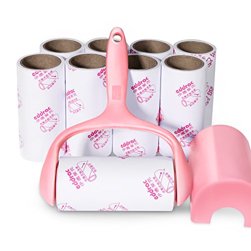 Lint Roller, 9 Refills 540 Sheets,Super Sticky Pet Hair Remover Kit, YQMAJIM Adhesive Lint Brush for Clothes,Carpet,Car Seats,Dust,Dogs,Cats