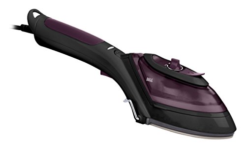 Rowenta DV8613, 2 in 1 Appliance, Hand Held Fabric Steamer and Steam Iron 800-Watts Includes Brush, Lint Pad, Travel Bag and Filling Cup, Purple