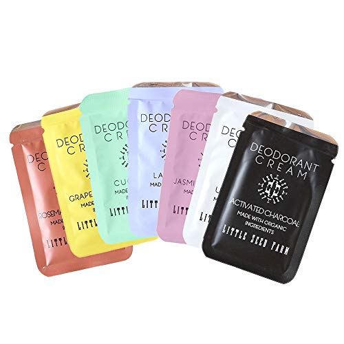 Little Seed Farm - Deodorant Cream Samples, 7 Pack - All Scents