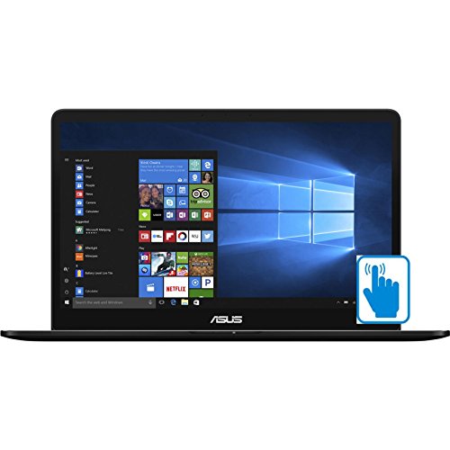 ASUS ZenBook Pro 15 Thin & Light Ultrabook Laptop, 15.6â€ Full HD NanoEdge Touch, Intel Core i7-7700HQ, GTX 1050 Ti, 16GB DDR4 RAM, 512GB SSD, Backlit KB, Fingerprint, Windows 10 - UX550VE-DB71T, Black