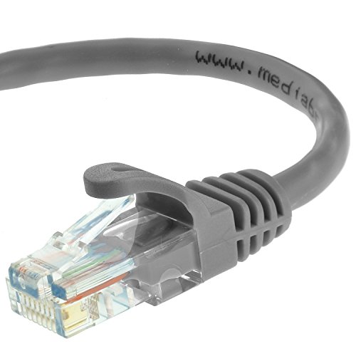 Mediabridge CAT6 Ethernet Patch Cable (5 ft) RJ45 Connectors with Gold Plated Contacts (10gbps)