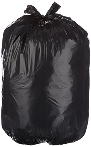 Amazon Basics 23 Gallon Slim Trash Can Liner Bag, 1.1 mil, Black, 250-Count - AMZB-23GBK-1.1M