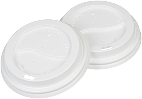 Book Cover AmazonBasics Cup Lid for Paper Cups, 500-Count