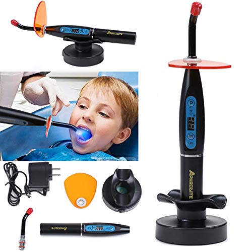 APHRODITE Wireless Cordless Big Power LED Light with Charging 1500mw Whitening Tip Black US WAREHOUSE
